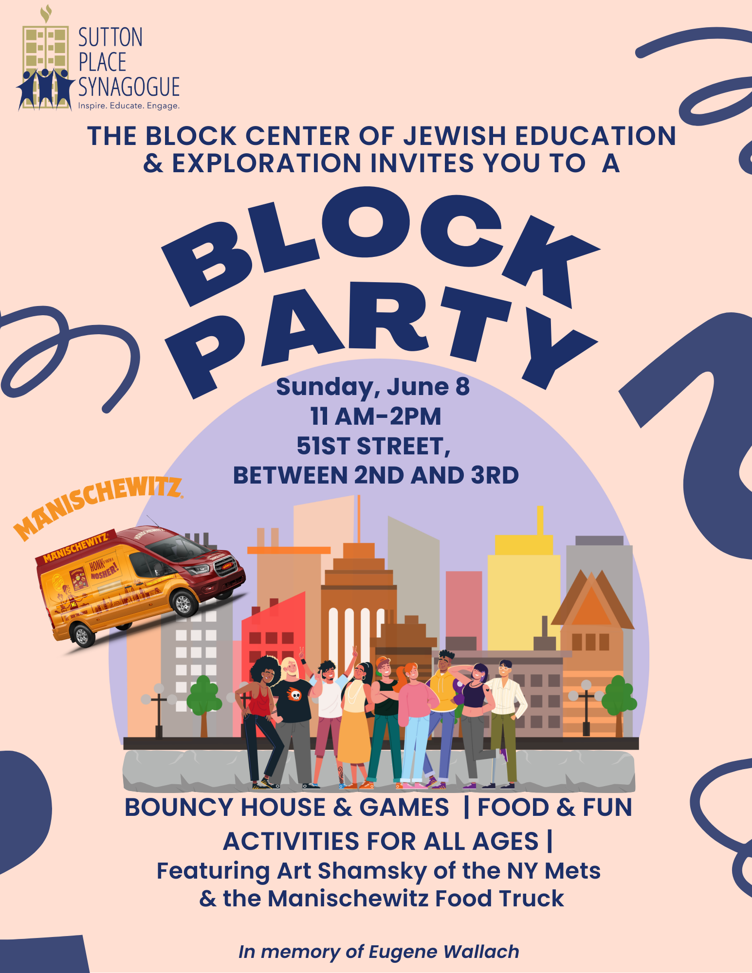 Sutton Place Synagogue's Block Party on 51st Street